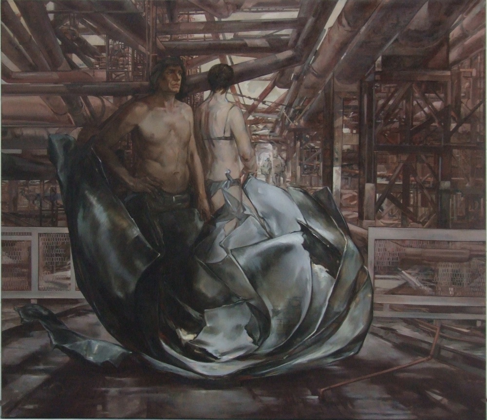 Vulcan and Venus, Oil on Canvas by Ulyana Gumeniuk