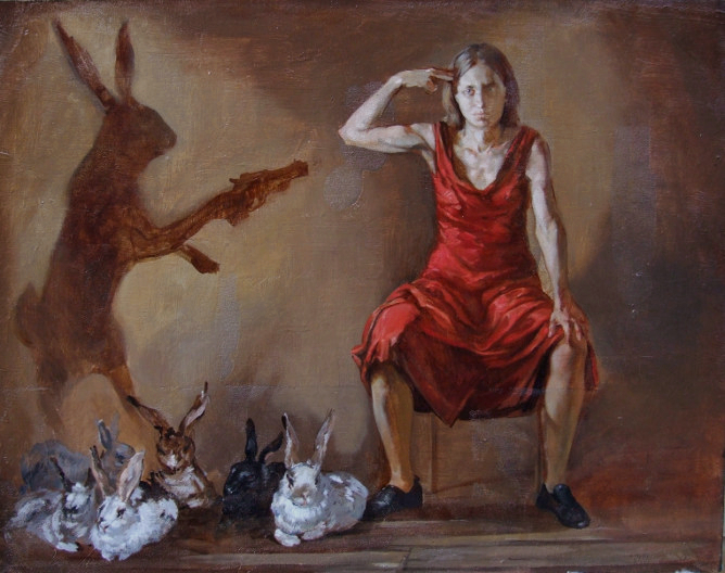 Malice In Wonderland, Oil on Canvas by Ulyana Gumeniuk